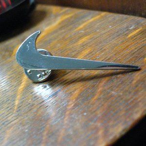 Silver nike swoosh pin cheap